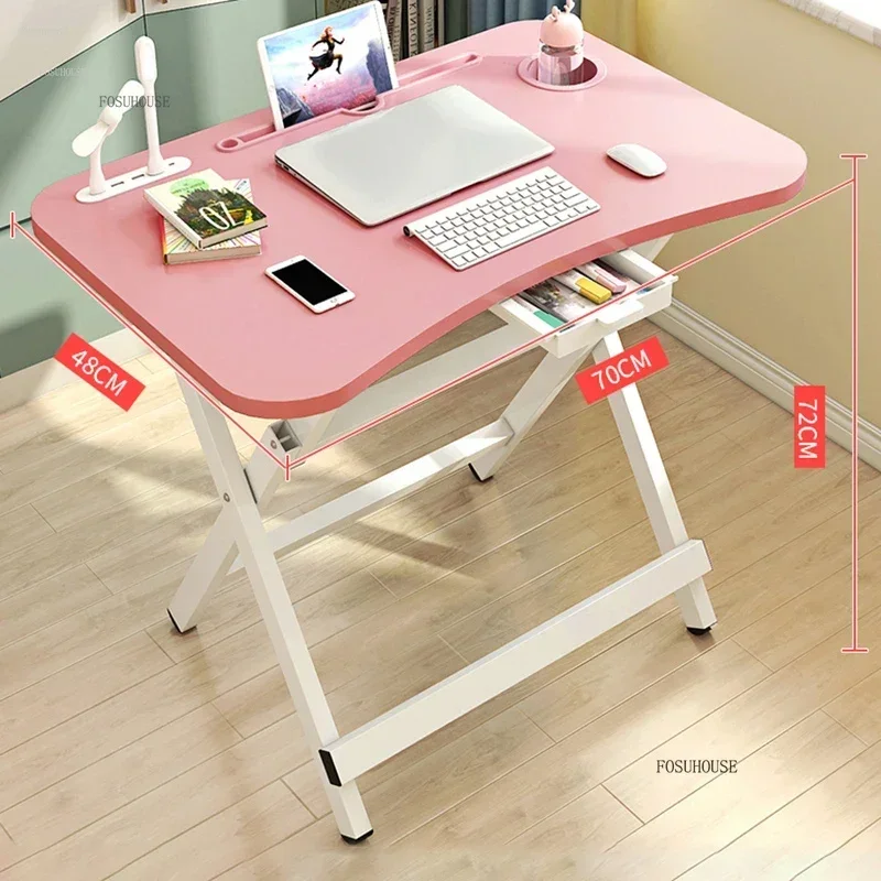Simple Children Tables Household Folding Student Desk and Chair Combination Children's Study Desk Writing Tables and Chair Set
