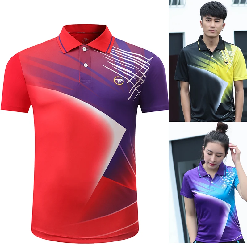 Badminton Table Tennis Volleyball Tennis t shirt Men/Women custom sports clothes