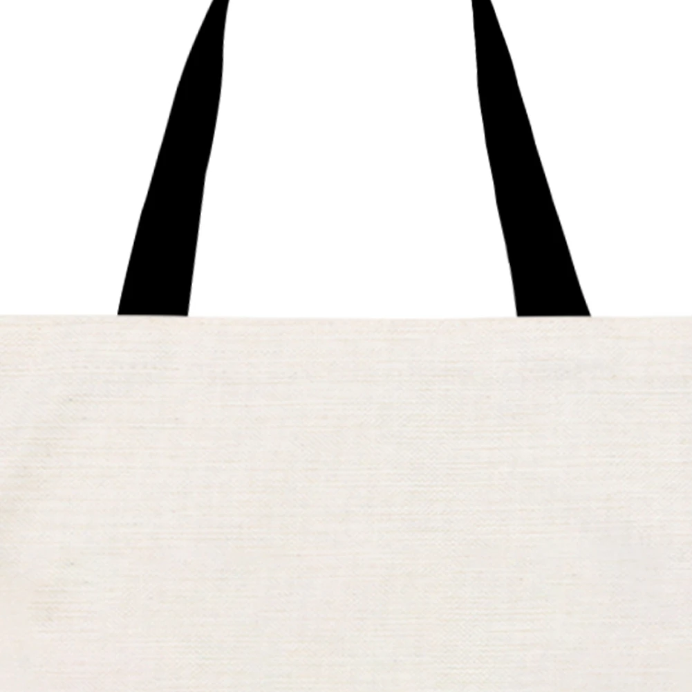 Linen Christmas Large Capacity Tote Bags for Shopping