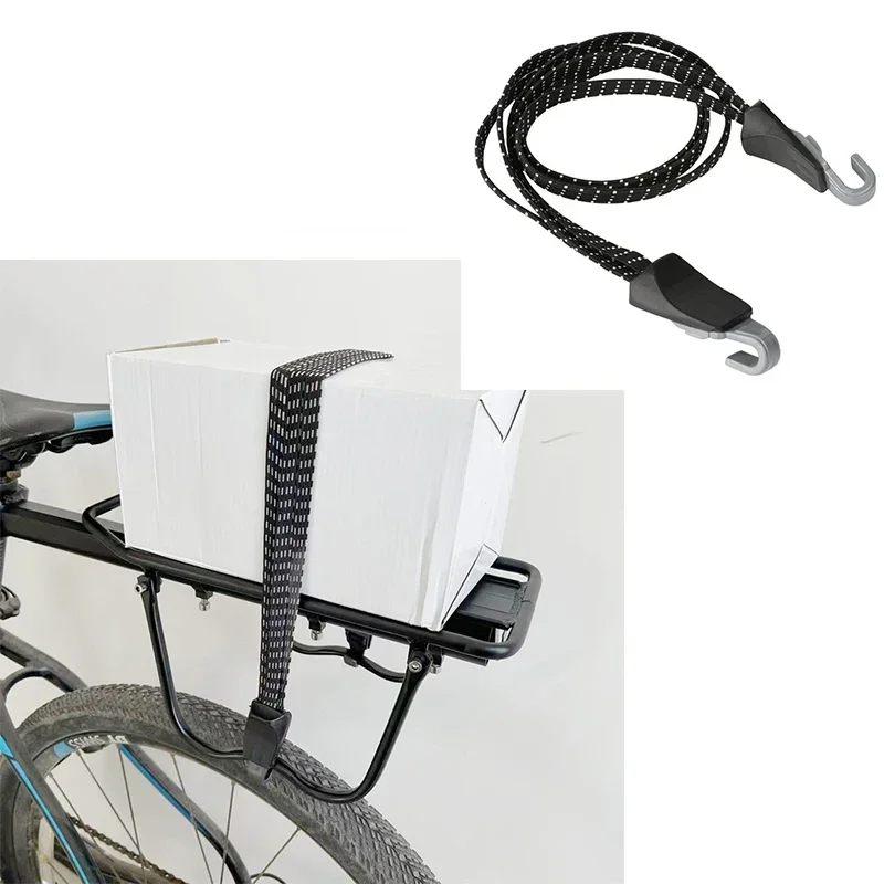 Bicycle Luggage Compartment Bracket Elastic Belt Holder Rubber Belt Buckle Rope Hook Mountain Bike Binding Cargo Rope Accessorie