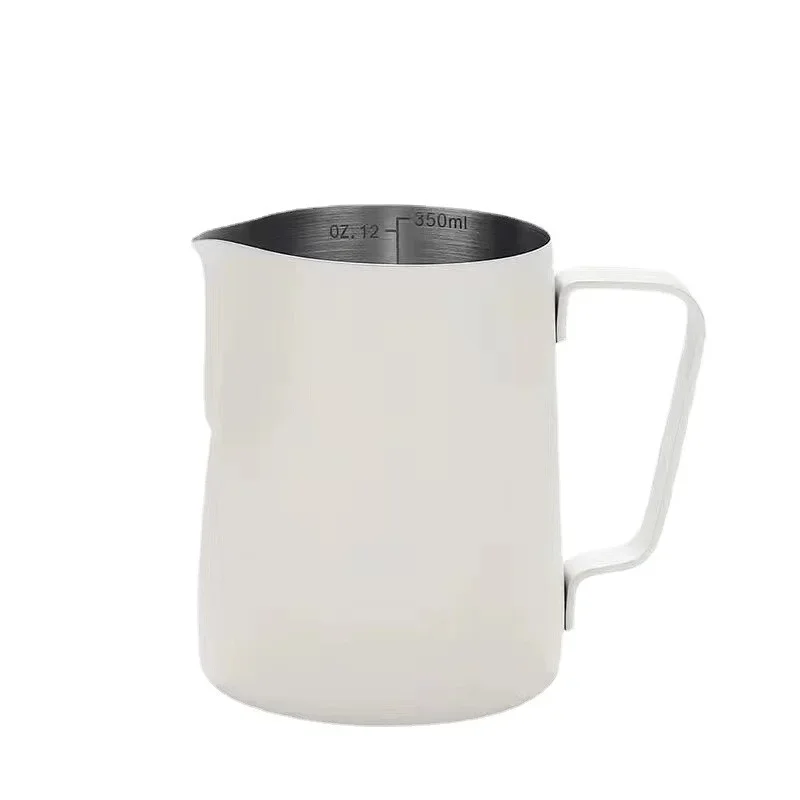 Coffee Milk Frothing Pitcher Jug Stainless Steel With Scale Espresso Steaming Pitchers Professional Milk Foam Jug Barista Craft milk frothing jug