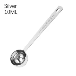 Premium Stainless Steel Measuring and Blending Scoop (Silver - 10ML)