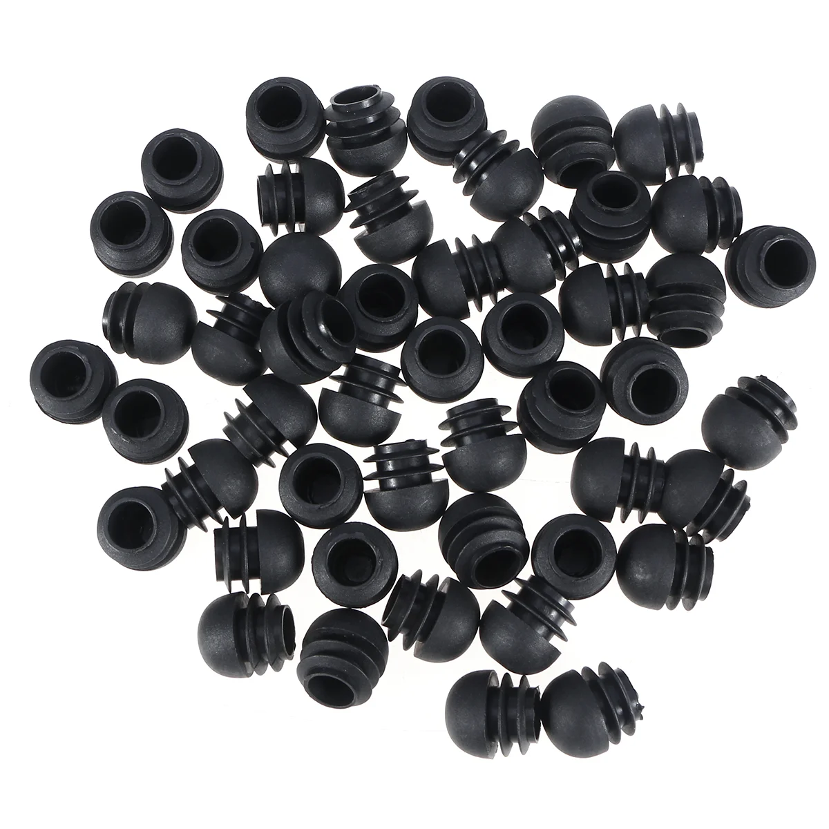 50 PCs Chair Leg Protectors Furniture Protective Cushioin Stopper Dust Plug 22 MM Round Insert for Table