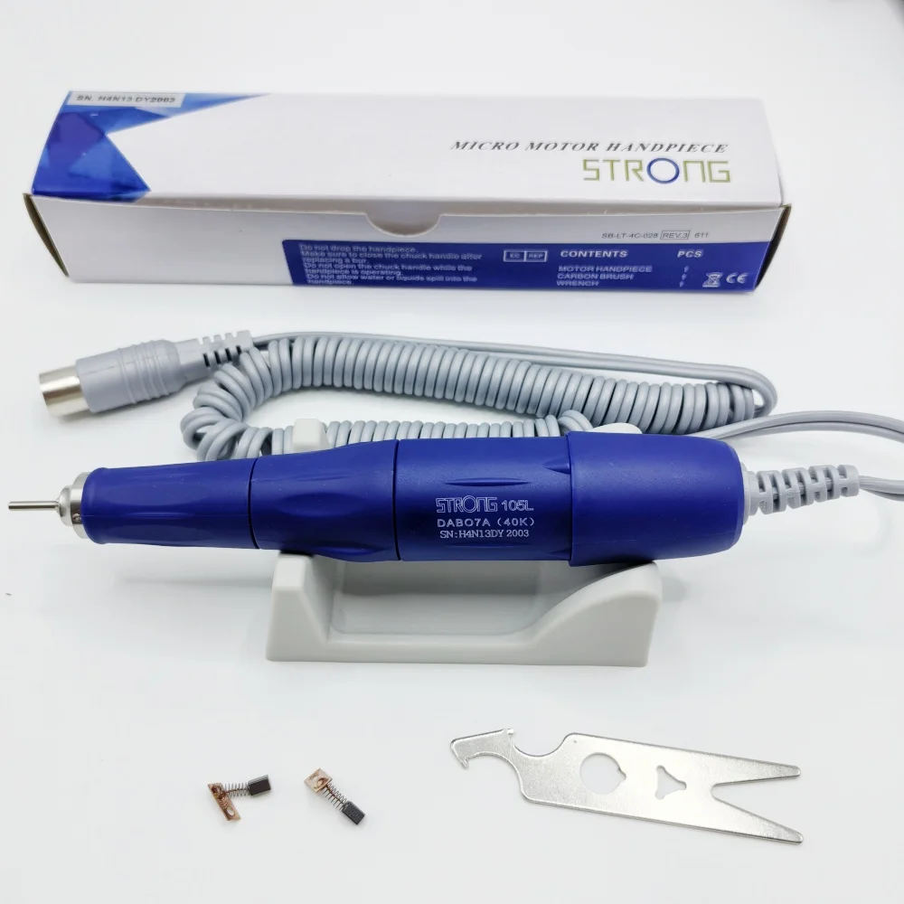 Professional Nail Machine 65W STRONG 210 Micro Host + New Version 40000RPM Strong 105L Electric Nail Drill Polishing Machine 4