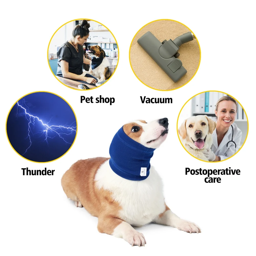 Title 5, Pet Soft Snoods for Dogs Quiet Ears Muffs Thund...
