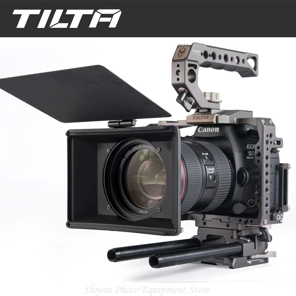 TILTA MB T15 4*5.65 Matte Box for DSLR Mirrorless Camera Lens Ring 55