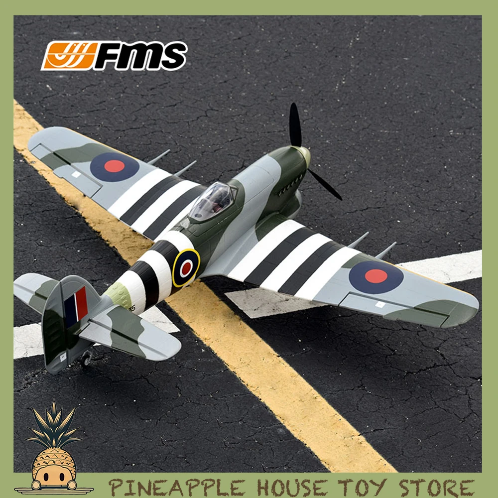 

Fms 1100mm Hawke Typhoon Wwii Image True Aircraft Model Assembled Electric Remote Control Fixed Wing Model Foam Aircraft Gift