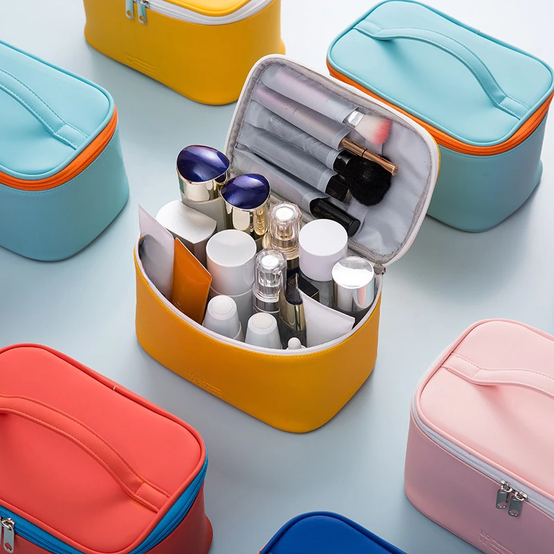 Portable Women's Cosmetic Bag Multi-functional Large-capacity Travel Wash Bag Girls Cosmetic Storage Bag