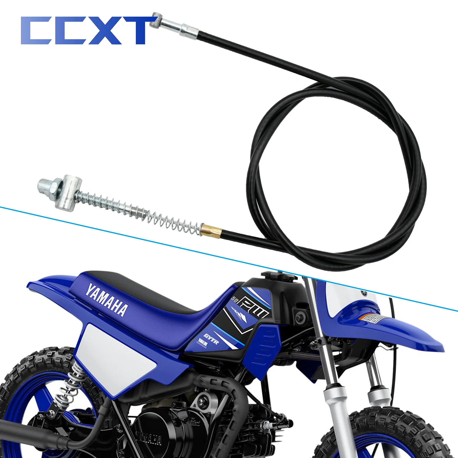 MotorcycleFrontRearBrakeLineDrumBrakeCableForYamahaPW50PW50