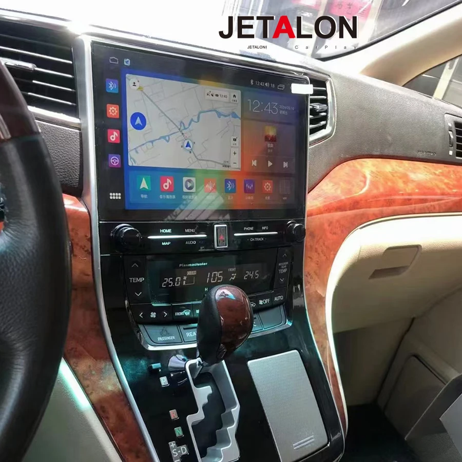 

11.5 Автомобильная стереомагнитола с сенсорным экраном для Toyota Alphard 20 Series 2010-2014 Carplay Auto 4G Gps
