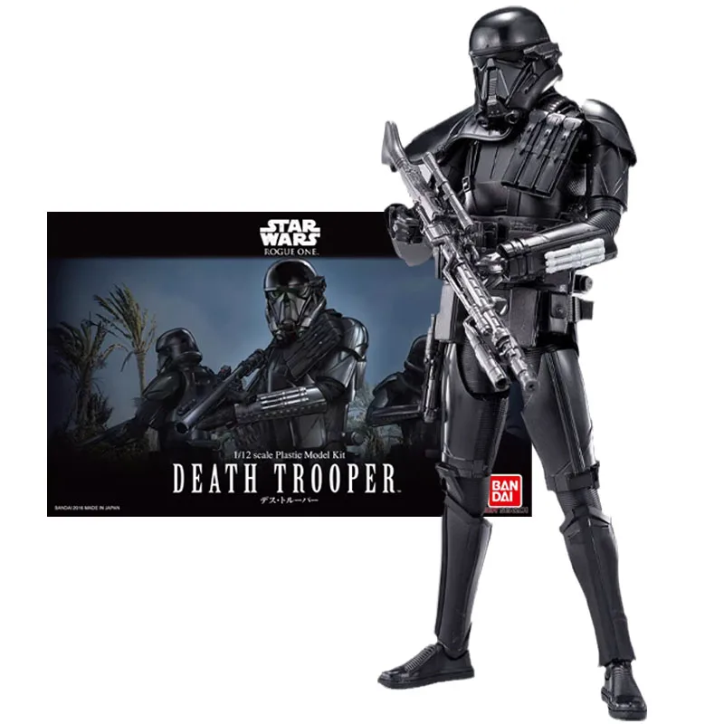 

Bandai Genuine Figure Star Wars Rogue One Model Kit Anime Figures Death Trooper Collection Model Action Figure Boys Toys Gifts