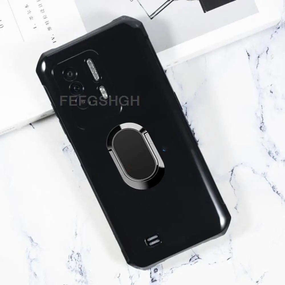 LYZXMY Cover per Oukitel WP28/ WP28E / WP28S(6.52) Trasparente Custodia + 2 Pezzi Pellicola Protettiva in Vetro Temperato, Ultra Sottile in Silicone Protettivo Bumper TPU Morbido Gel Case
