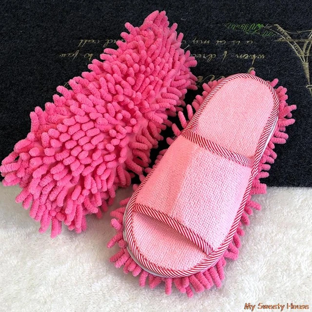 Washable Lazy Mopping Slippers Microfiber Cleaning Floor Dusting Slippers  Detachable Mop Shoes Household Floor Cleaning Tools - AliExpress