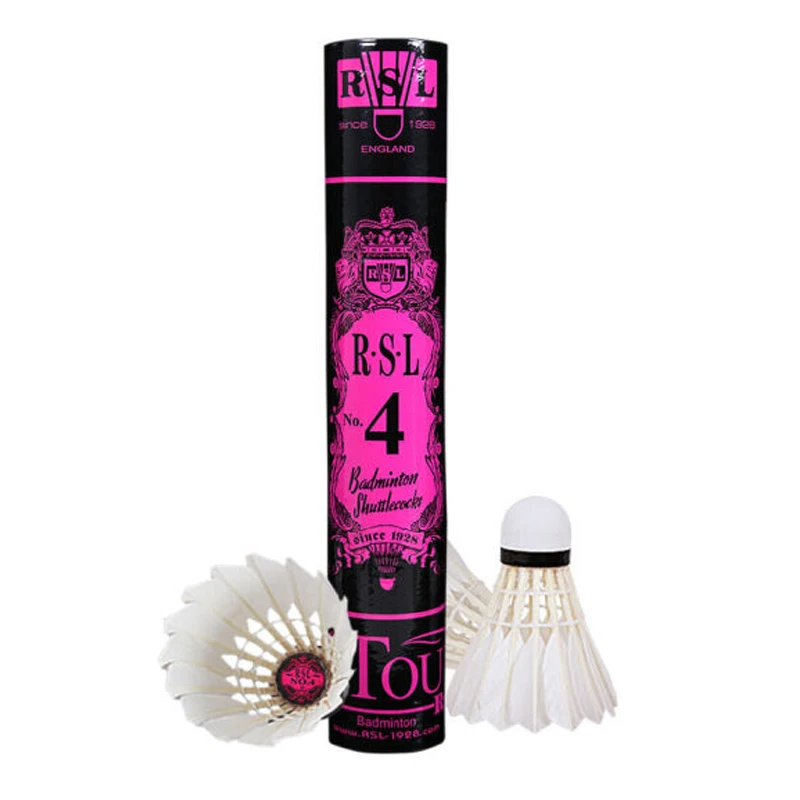 Genuine RSL No.4 No.5 No.6 No.7 Shuttlecocks Badminton Shuttle Duck Feather Ball Shuttlecock Accessories | Спорт и развлечения