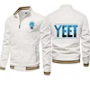 2024 New Jey Uso Yeet Famous Wrestling Men's Spring and Autumn Windproof Jacket Stand up Neck Quick Drying Long sleeved 3