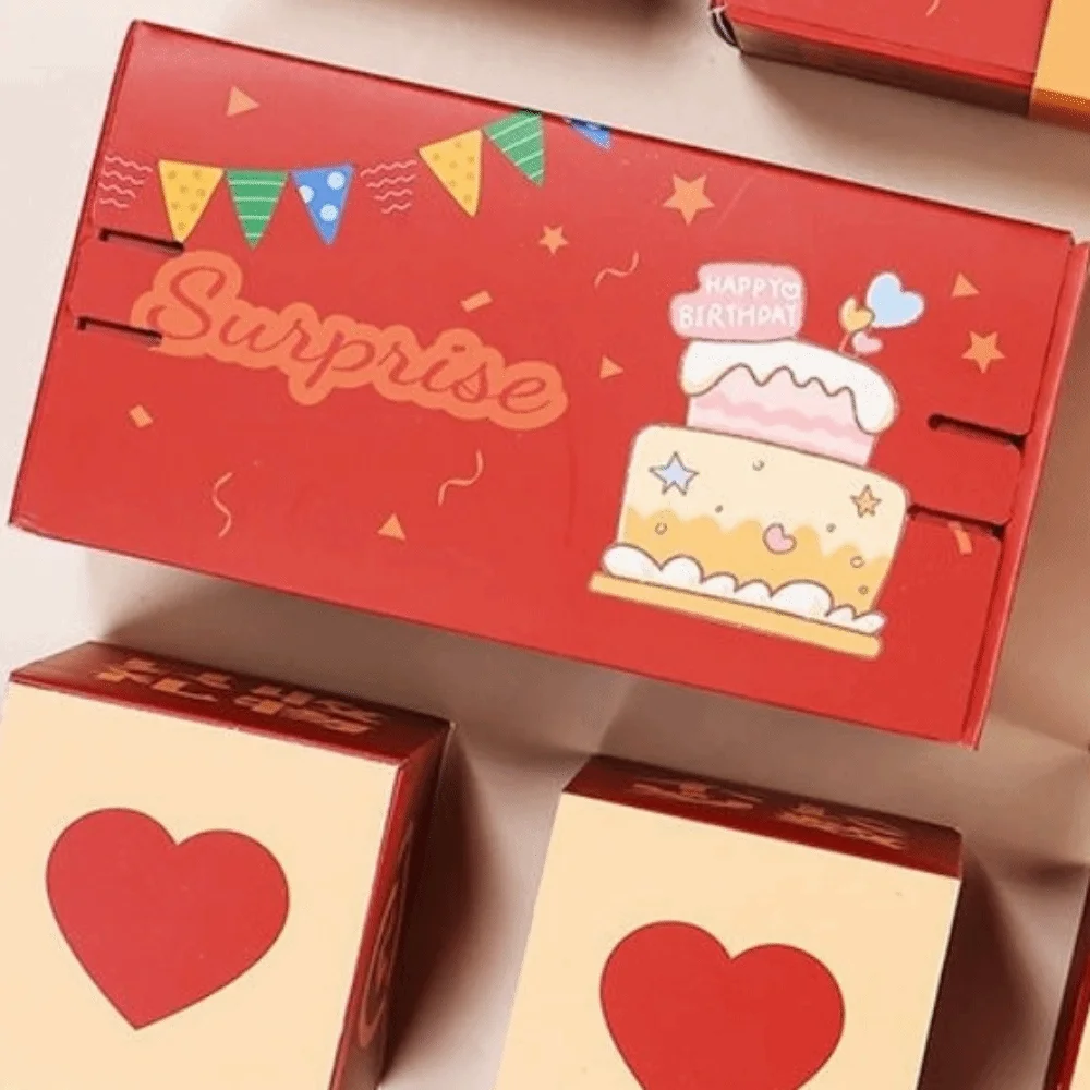 Creative Romantic Cash Explosion Gift Box Funny Festival Surprise Bounce Box Paper Money Holder Party Favors