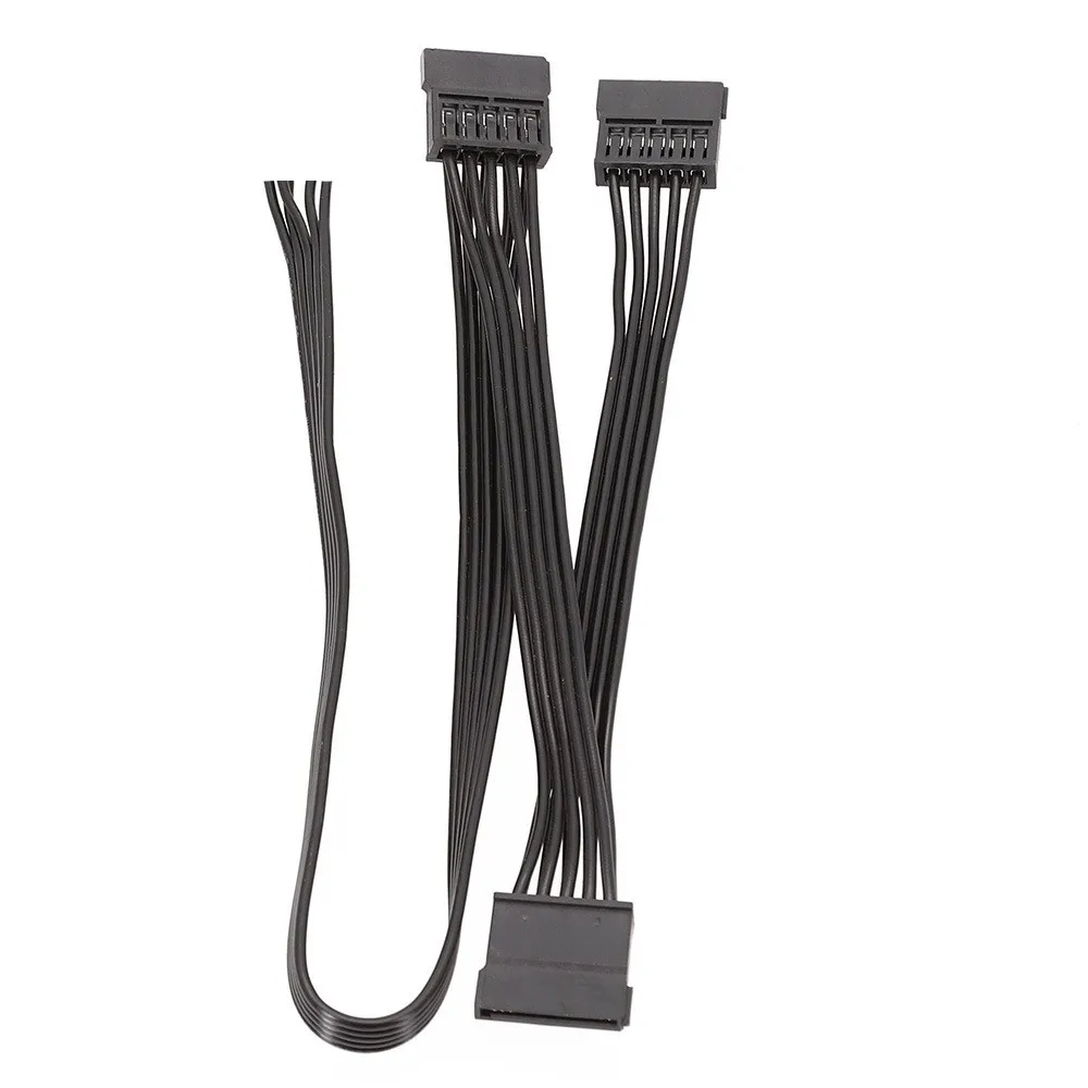 Enermax 모듈러 PSU용 SATA 주변 전원 공급 장치 케이블, 5 핀-3 포트