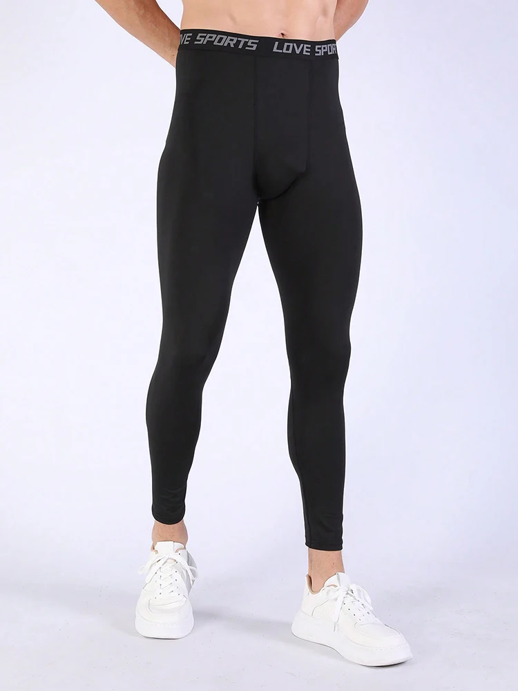 سراويل ضيقة رياضية للياقة البدنية عالية التمدد للر...