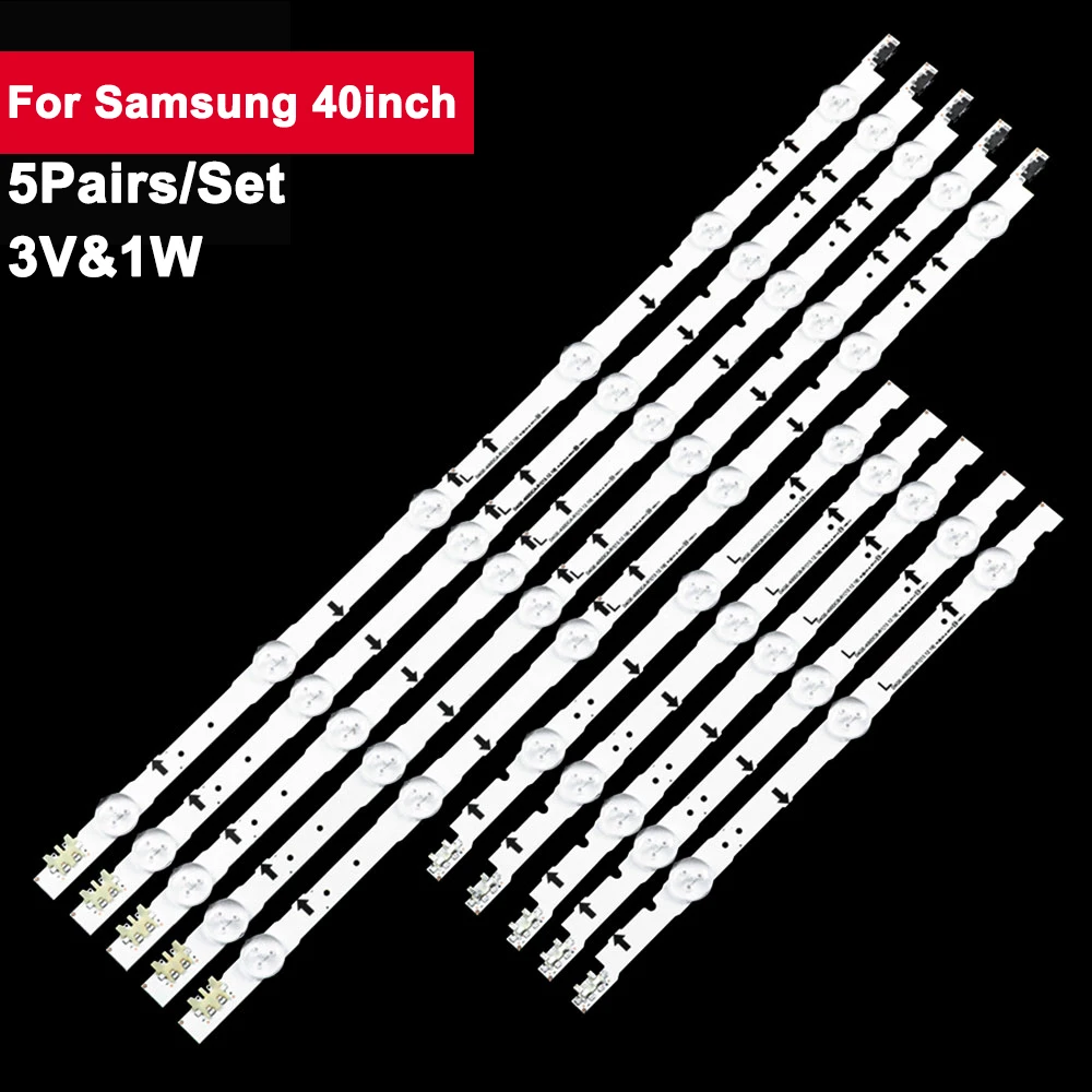 Tira de luces led para televisor Samsung, accesorio para televisor Samsung UE40H5570 UE40H5505 UE40H5500 UN40H5500 D4GE-400DCA-R1 D4GE-400DCB-R1 R2