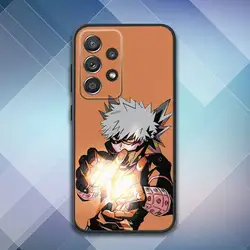 Enhanced Product Title:  
B - Bakugo My Hero Academia Black Phone Case Cover - Samsung S24fe (Z1)
