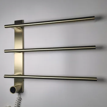 ราวแขวนผ้าเช็ดตัวไฟฟ้าอัจฉริยะพร้อมตัวตั้งเวลา 1-8 ชั่วโมง ตั้งค่าเปิดติดต่อเนื่อง ปรับอุณหภูมิได้ 45-60 องศาเซลเซียส 1