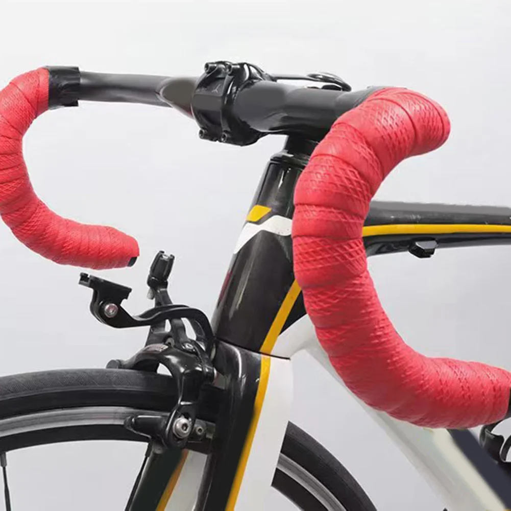 Bicycle Handlebar Silicone Straps Curved Non-Slip Winding Protective Cover Shock-absorbing Bicycle Replacement Equipment bicycle handlebar strap bike accessory bike silicone strap