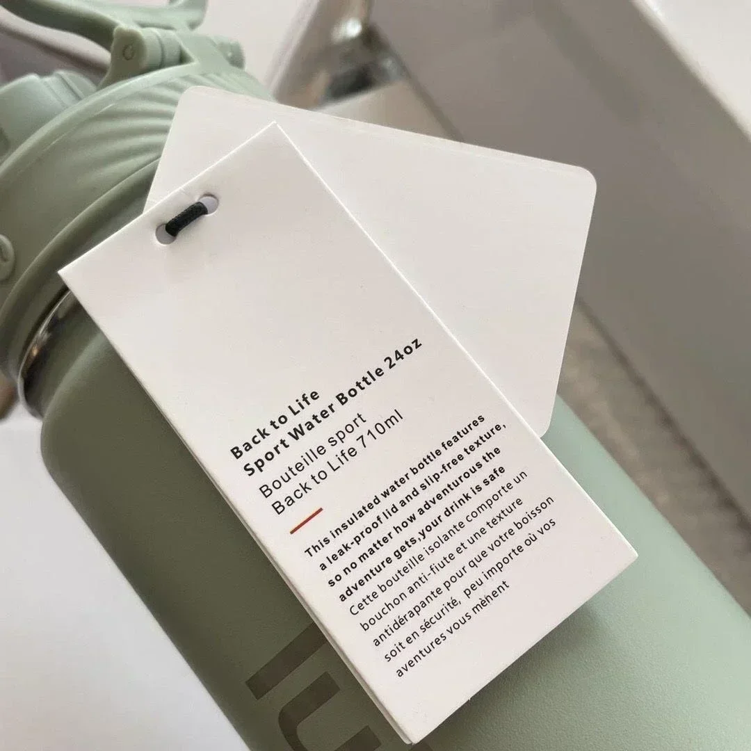  710ML Insulated Water Cup Sports Bottle Water Bottles Stainless Steel Pure Titanium Vacuum Portable Leakproof Outdoor Cup