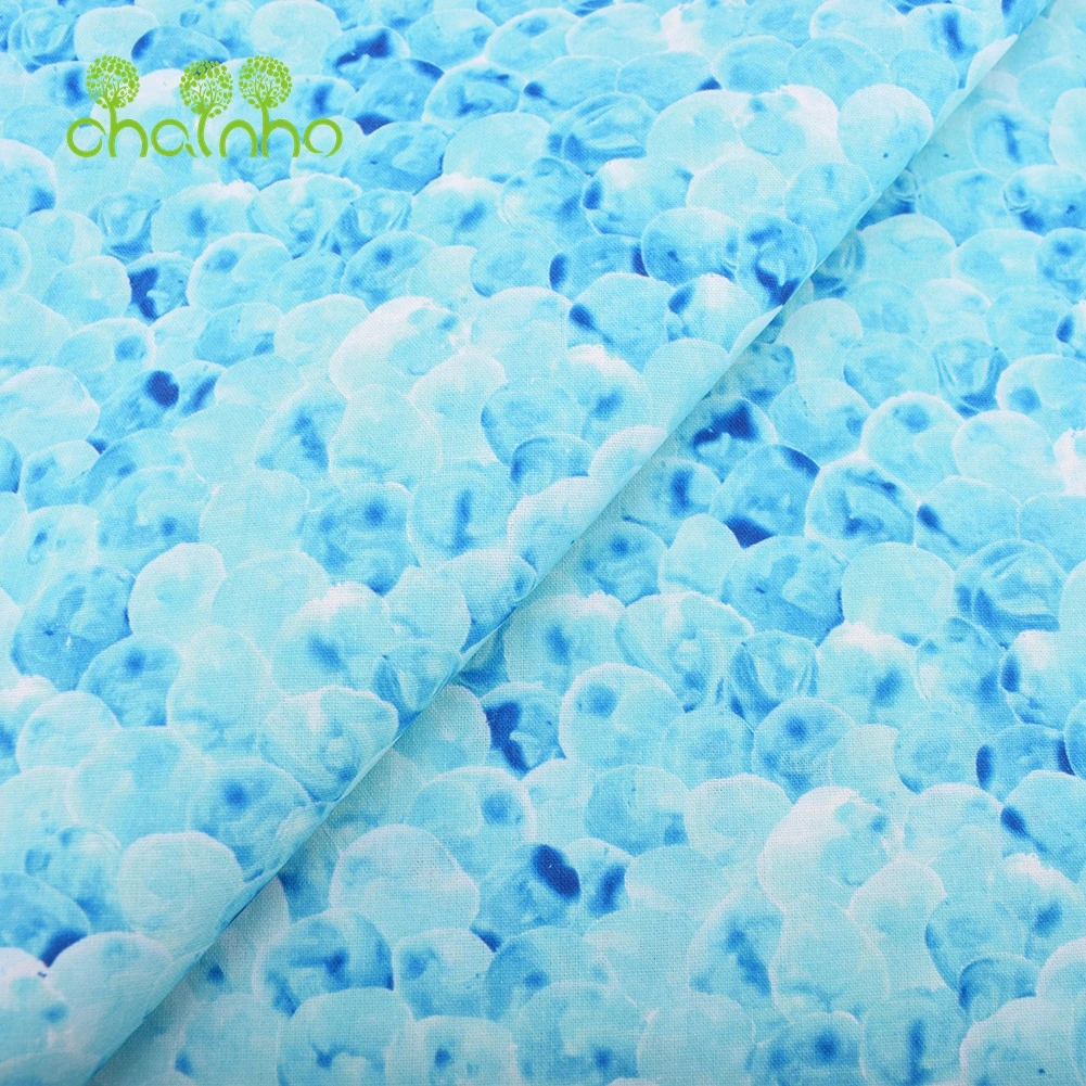 Chainho,Plain Weave Cotton Fabric,Handmade DIY Quilting Sewing Material,Patchwork Cloth,10 Bronzing Series,20x25cm/Piece,15CD19