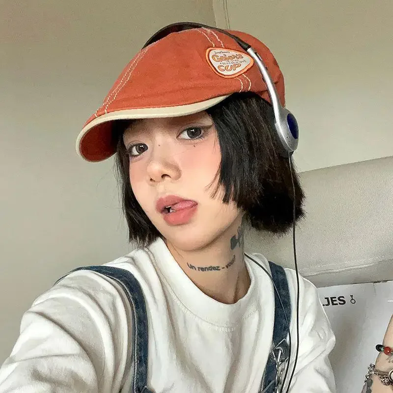 

2023 New Vintage Retro Wearing Beret Outdoor Casual Hip Hop Forward Hat Duck Tongue Hat Gift for Boyfriend and Girlfriend