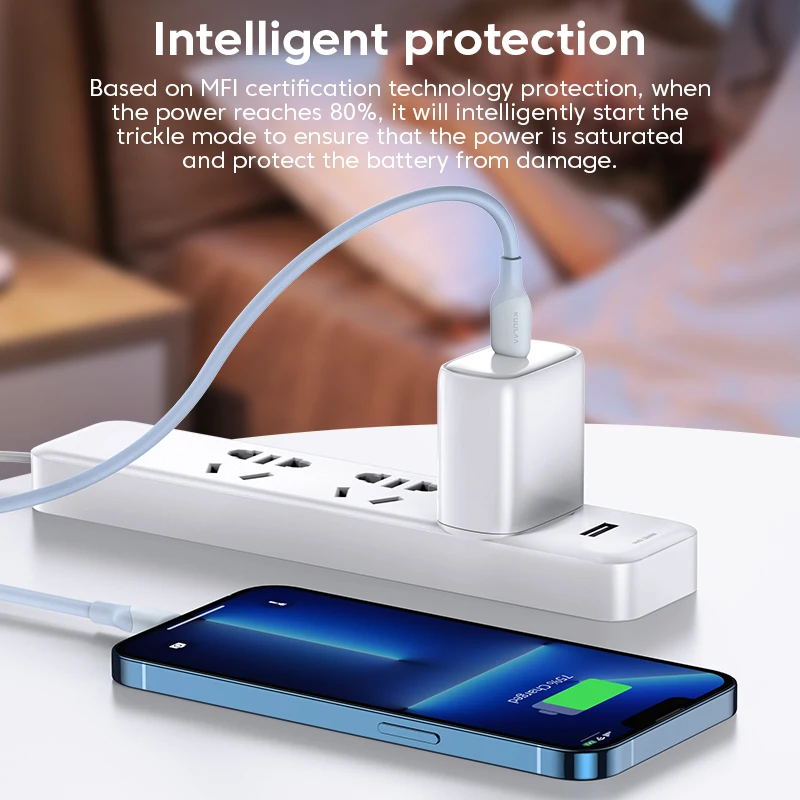Ultra-Durable USB C to Lightning Fast Charging Cable with PD 30W