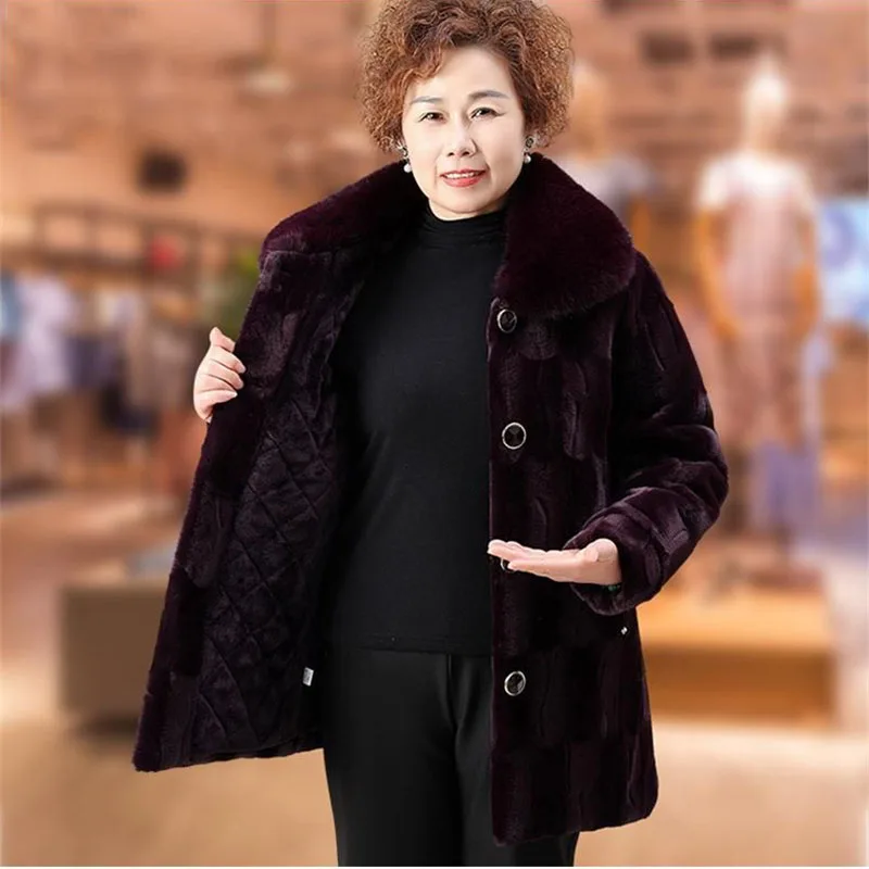 アンティミテ　2024winter fur coat サイズS long_chinchilla_coat_hooded_34