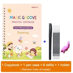 Children's Calligraphy Practice Book: Learning Numbers & Letters (Drawing-English)