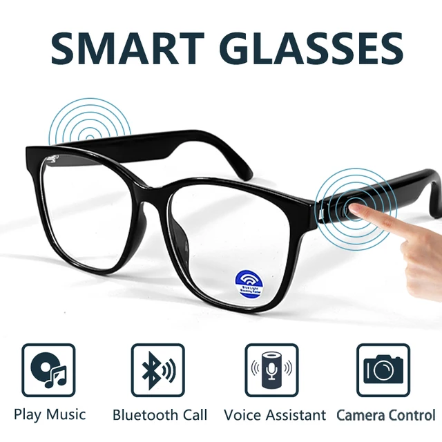 LIGE Fashion AI Smart Bluetooth Glasses Voice Assistant
