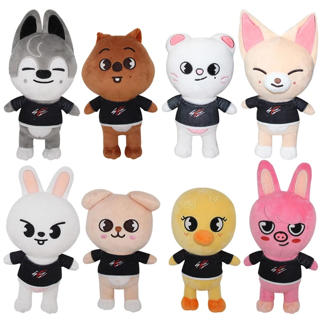 Skzoo Plush Toys 20cm Stray Kids Plush Wolf Chan Cartoon Stuffed Animal  Plushies Doll Kawaii Companion for Kids Adults Fans Gift - AliExpress