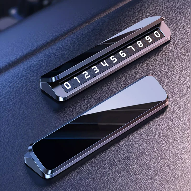 Carta Di Parcheggio Temporanea Per Auto In Metallo Ruota Universale Numero Di Telefono Per Accessori Mustang Stussy L'Ultimo Di Us Golf Mk7