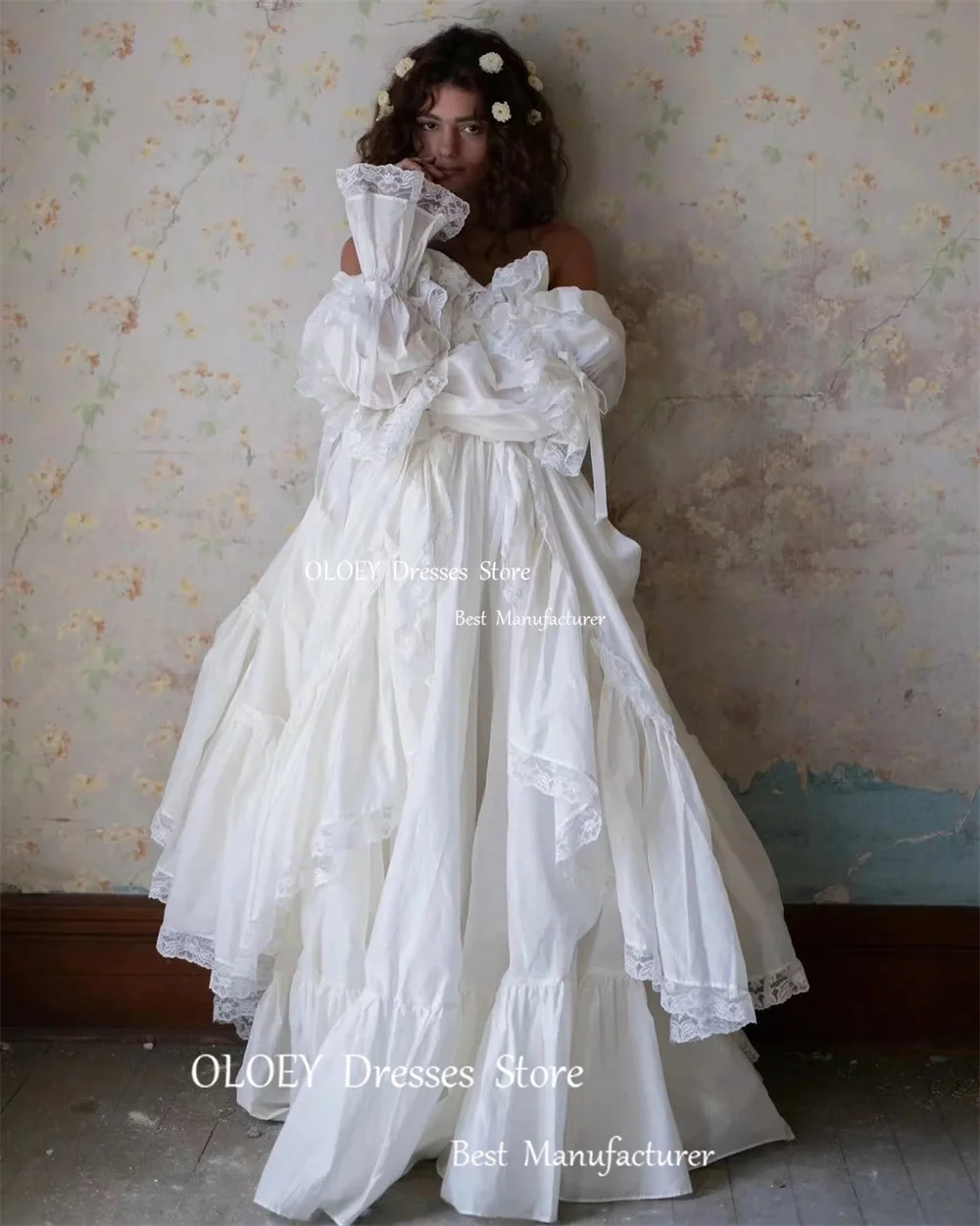 OLOEY ウェディングドレス Sサイズ ホワイト・グレー OLOEY ウェディングドレス Sサイズ ホワイト・グレー 楽天市場