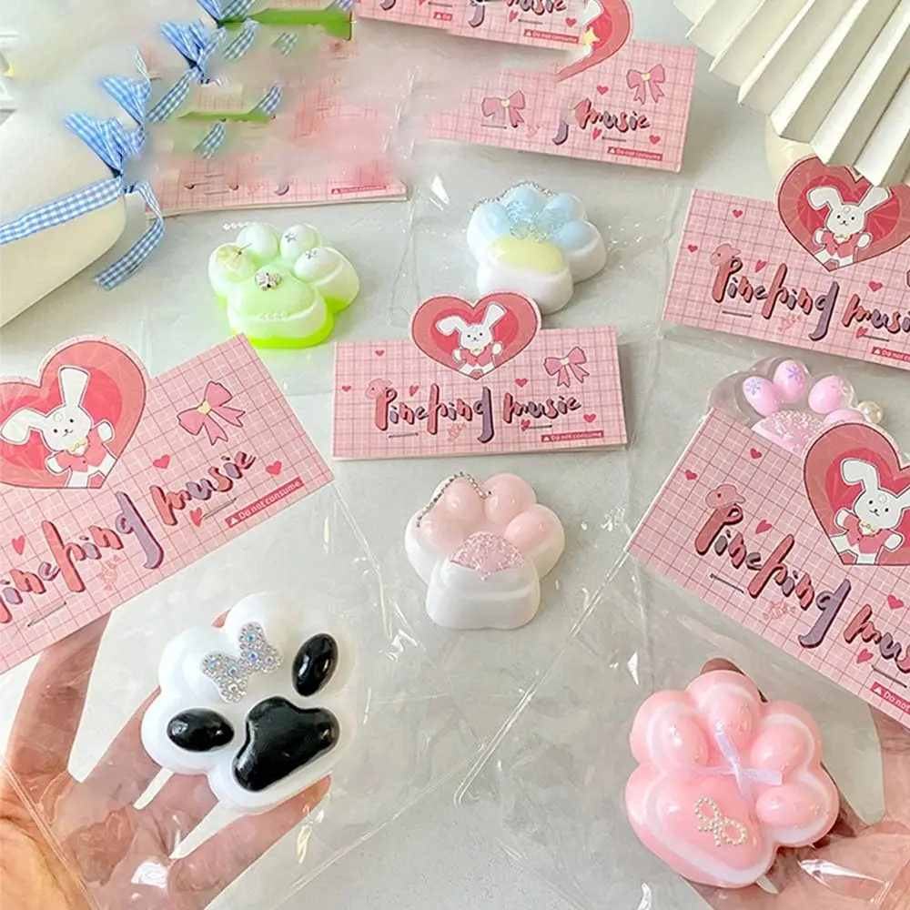 New Sticky Squeeze Cat Paw Toys Soft Squeeze Toy Pinching Cat Paw Decompressing Toy Abreact Relief Relax Relief Relax Toys 5