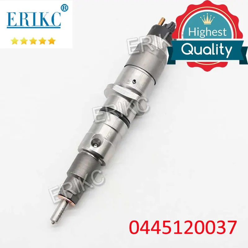 

ERIKC 0445120037 топливная Автомобильная форсунка 0 445 120 037 экскаватор оригинальная новая модель 0445 120 037 для распылителя Bosch