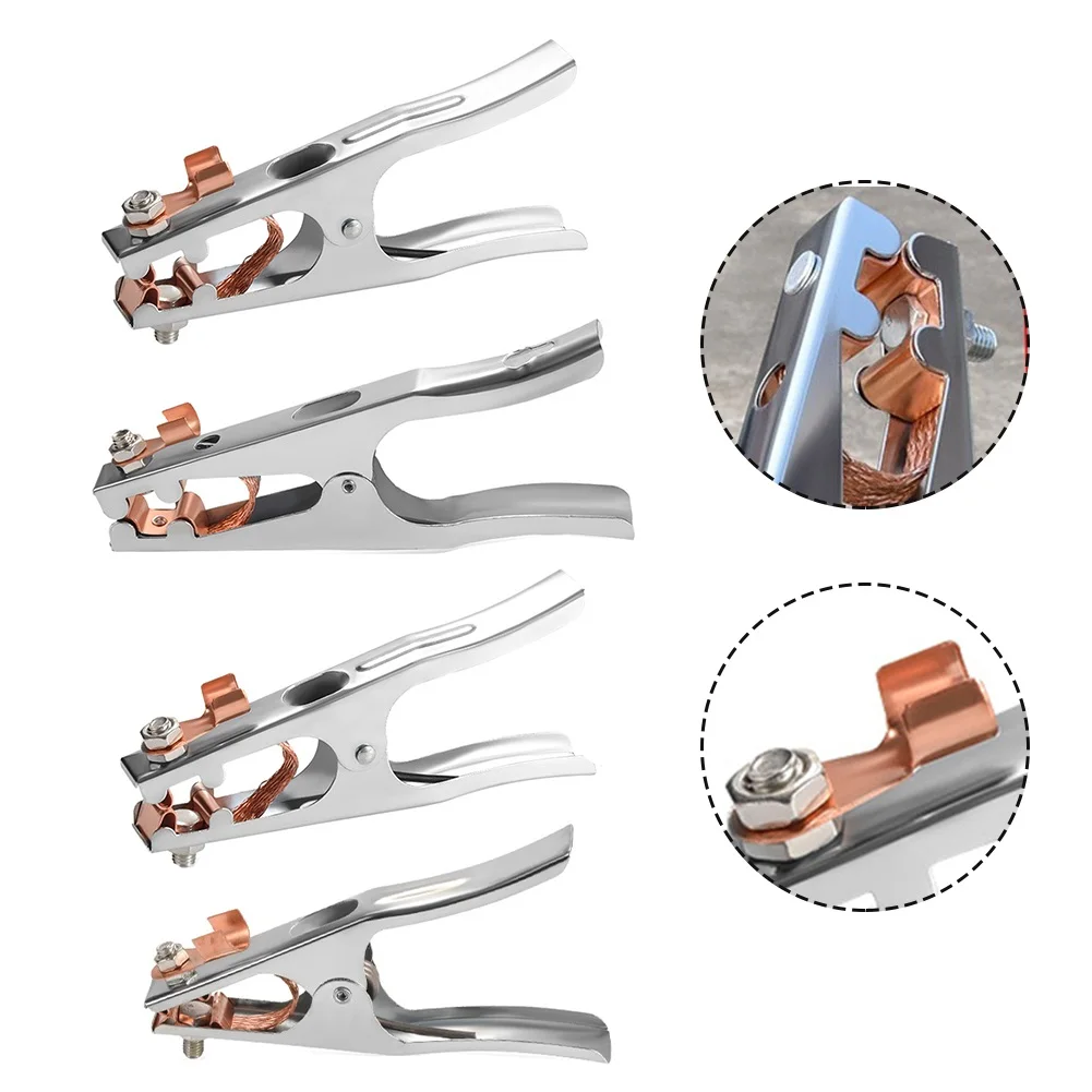 

Welding Ground Clamp Compatible With MIG MMA TIG ARC Welder Cable Clamp Welding Electrode Holder Ground Wire Earth Clamp