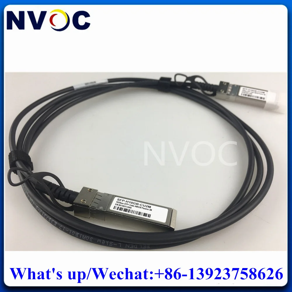 Spedizione Gratuita Cavo Sfp + Dac 2M 10Gbase-Cu Attacco Diretto Passivo Supporto Twinax In Rame Ubiquiti Interruttore Mikrotik