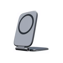 Enhanced Magnetic Ultrathin Foldable Phone Stand and Holder (Black)