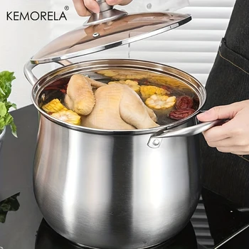 Large Stainless Steel Soup Pot 1
