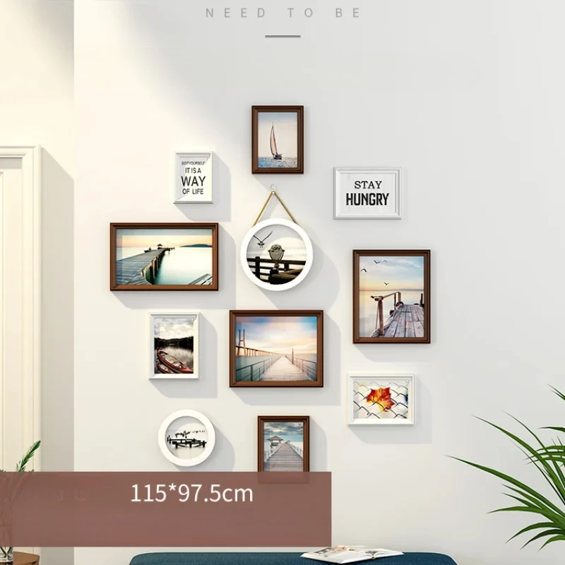 Vertical No-Drill Modern Photo Frame 4