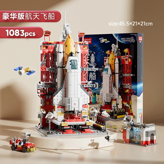 City Space Rocket Launch | Rocket Space Shuttle Lego City Shuttle - Blocks - Aliexpress