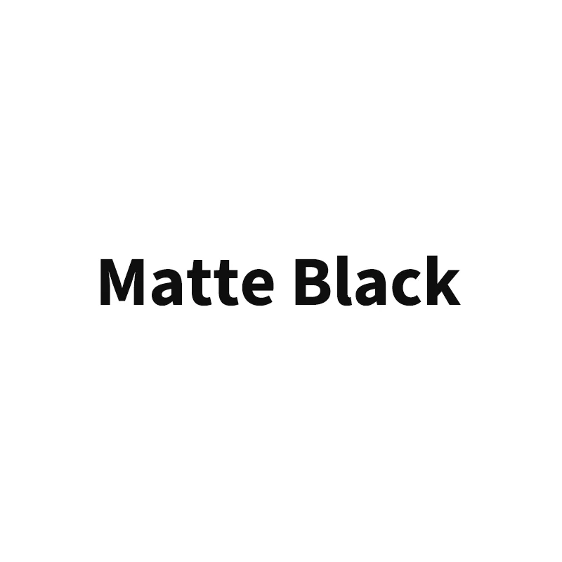 Matte Black