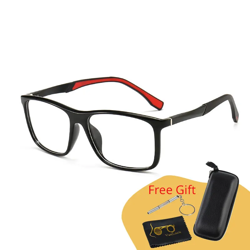 Nuovi Occhiali Da Presbe TR90 Uomo Occhiali Da Lettura A Luce Blu Occhiali Quadrati In Metallo Da Uomo Per Lenti Sight Plus 1.75 2.25 2.75 - Foto 4