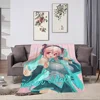 Anime Super S-Sonico Blanket Skin friendly comfort warm soft plush blanket suitable sofa living room office bedroom 1