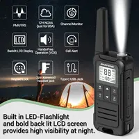 2PCS Baofeng F22 PMR FRS Mini Walkie Talkie Waterproof Type-C Licence-free NOAA Portable Two Way Ham Radio for Hunting 2
