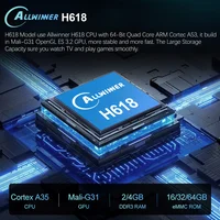 VONTAR H618 Smart TV Box Android 12 Allwinner Quad Core Cortex A53 Support 8K Video Wifi Google Voice Media Player Set Top Box - Image 4