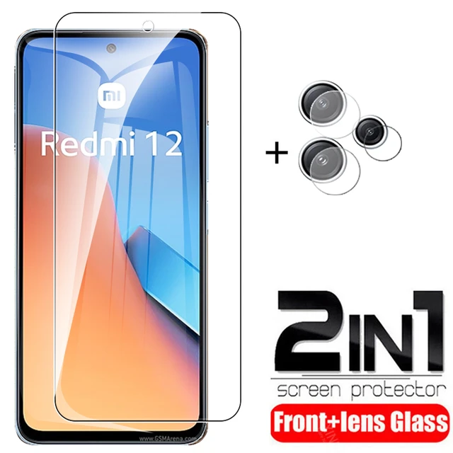 for Xiaomi Redmi 12 4G Tempered Glass Screen Protector Nillkin 9H Clear  Transparent Full Cover Coverage Safety Film on Redmi12 - AliExpress